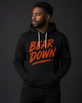Orange Bear Down, Black Hoodie